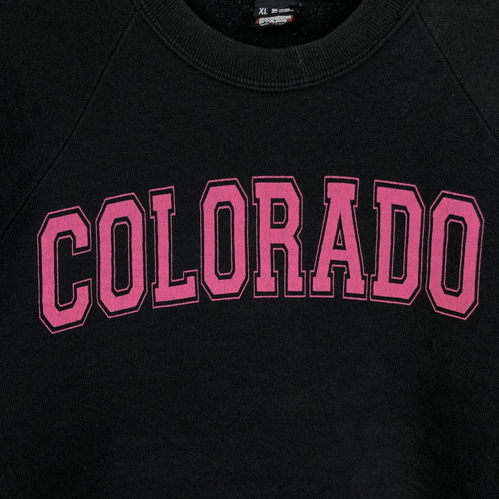 Vintage 90'S SCREEN STARS college sweatshirt, made in the USA, men's size XL cotton black type Vintage Second Hand