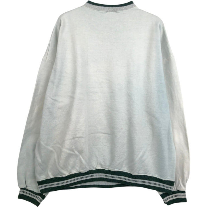 90'S TULTEX printed sweatshirt, made in USA, men's XL size, vintage cotton white type Vintage Second Hand