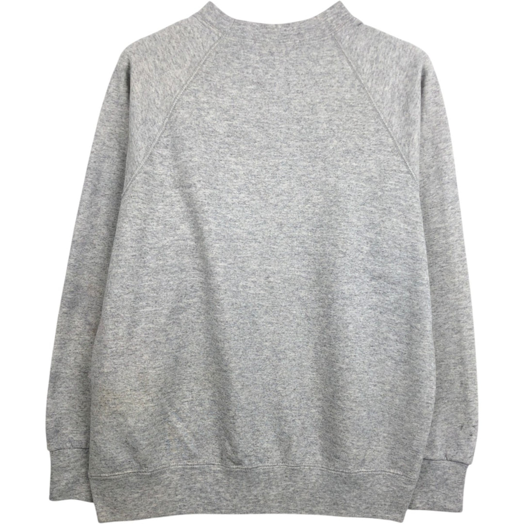 80'S Sophie print sweatshirt, made in USA, men's size L equivalent, vintage. polyester gray type Vintage Second Hand