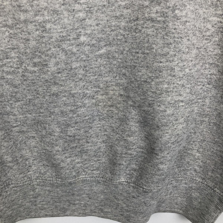 80'S Sophie print sweatshirt, made in USA, men's size L equivalent, vintage. polyester gray type Vintage Second Hand