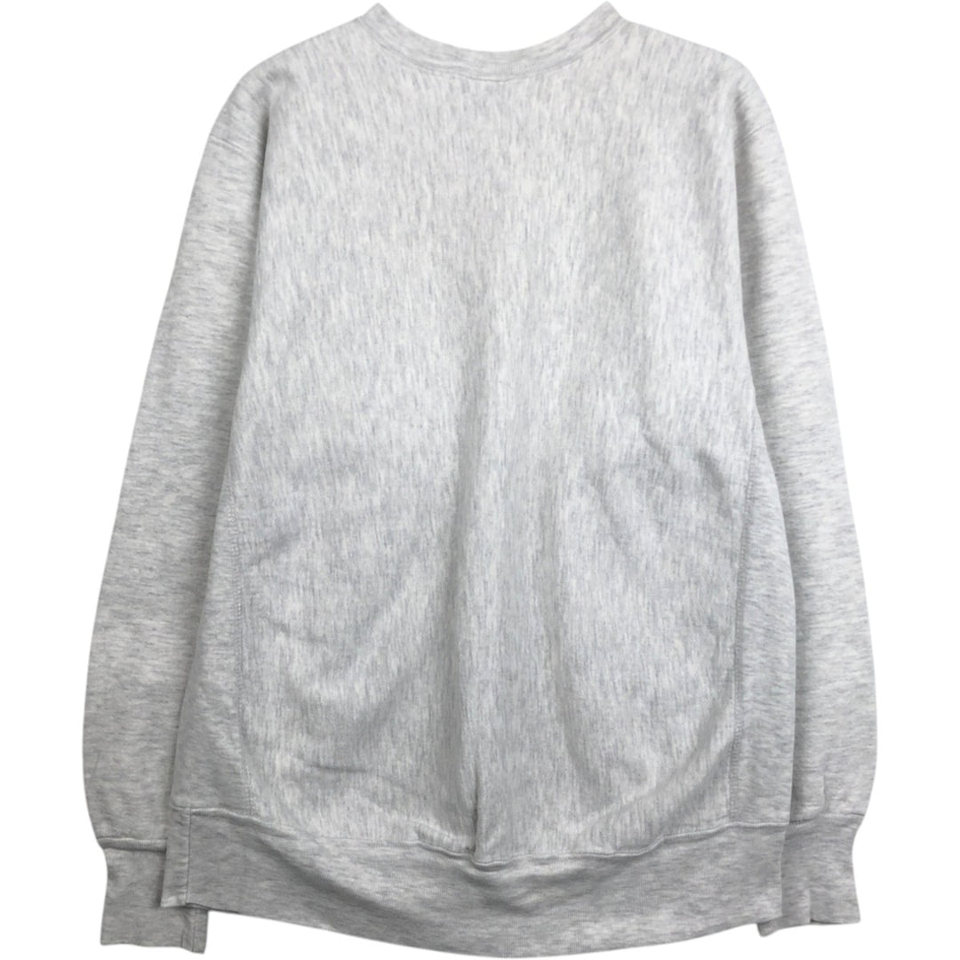 90'S MV SPORT PROWEAVE Print Sweatshirt, Made in USA, Men's Size M (Equivalent), Vintage cotton gray type Vintage Second Hand