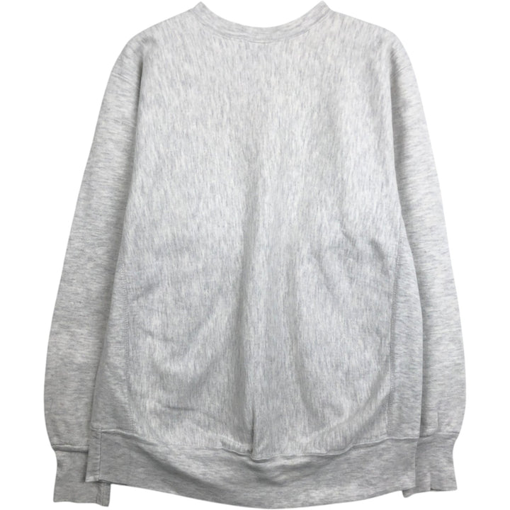 90'S MV SPORT PROWEAVE Print Sweatshirt, Made in USA, Men's Size M (Equivalent), Vintage cotton gray type Vintage Second Hand