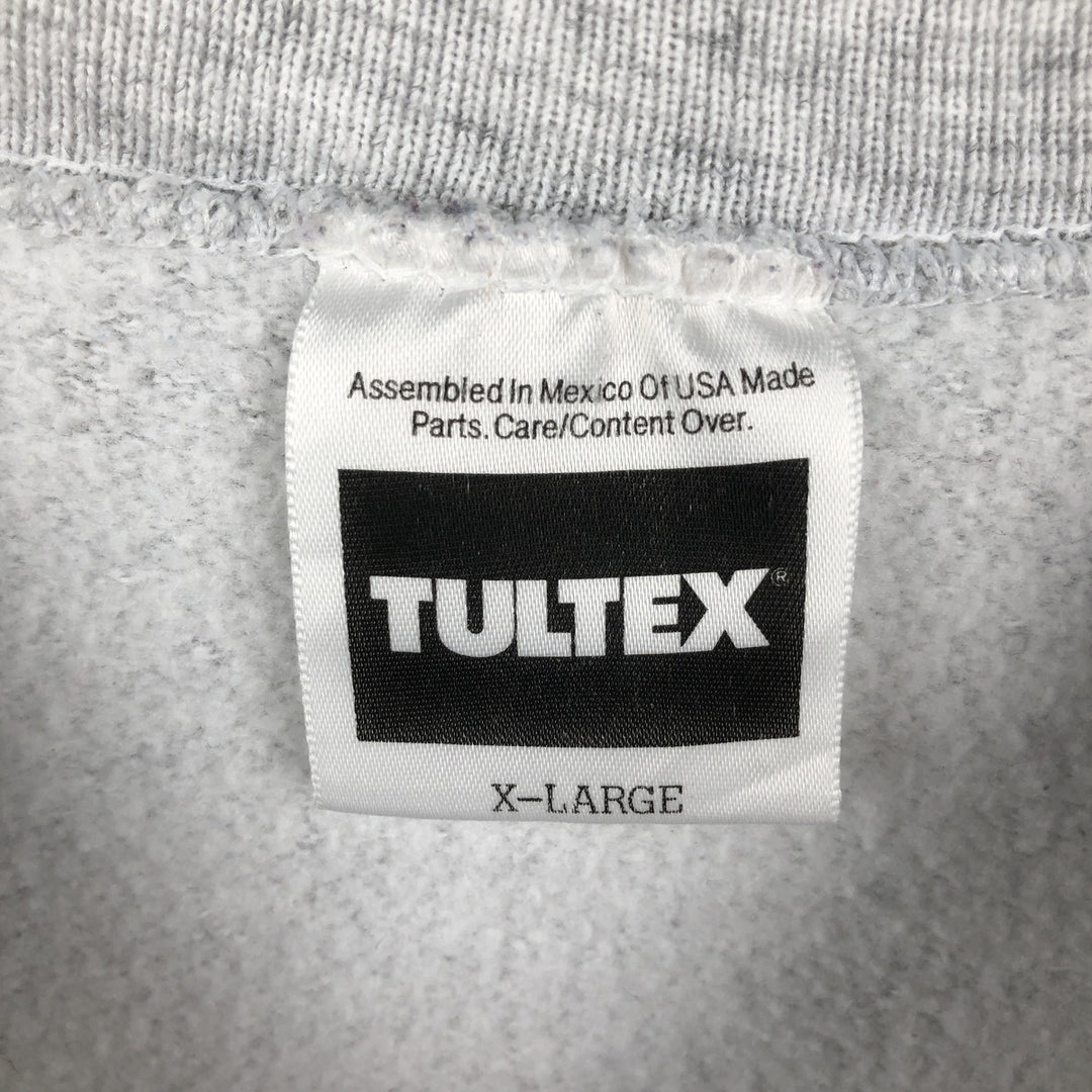 90'S TULTEX College Character Sweatshirt, Men's XL (approx.), Vintage cotton gray type Vintage Second Hand