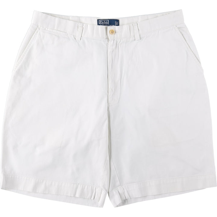 Ralph Lauren POLO by Ralph Lauren PROSPECT SHORT Chino shorts Short pants Men's w36 equivalent cotton white type Vintage Second Hand