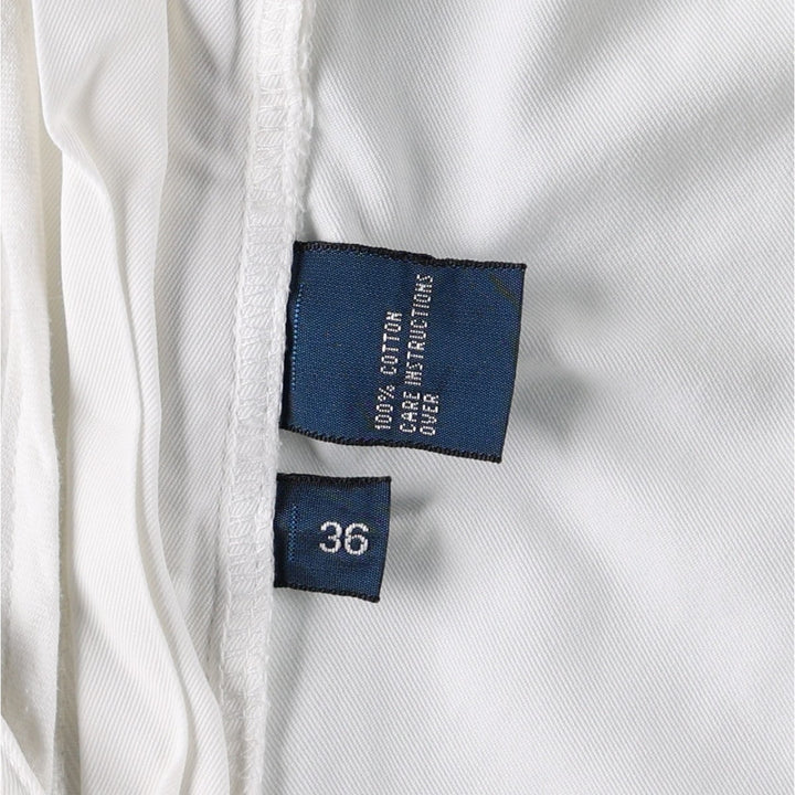 Ralph Lauren POLO by Ralph Lauren PROSPECT SHORT Chino shorts Short pants Men's w36 equivalent cotton white type Vintage Second Hand