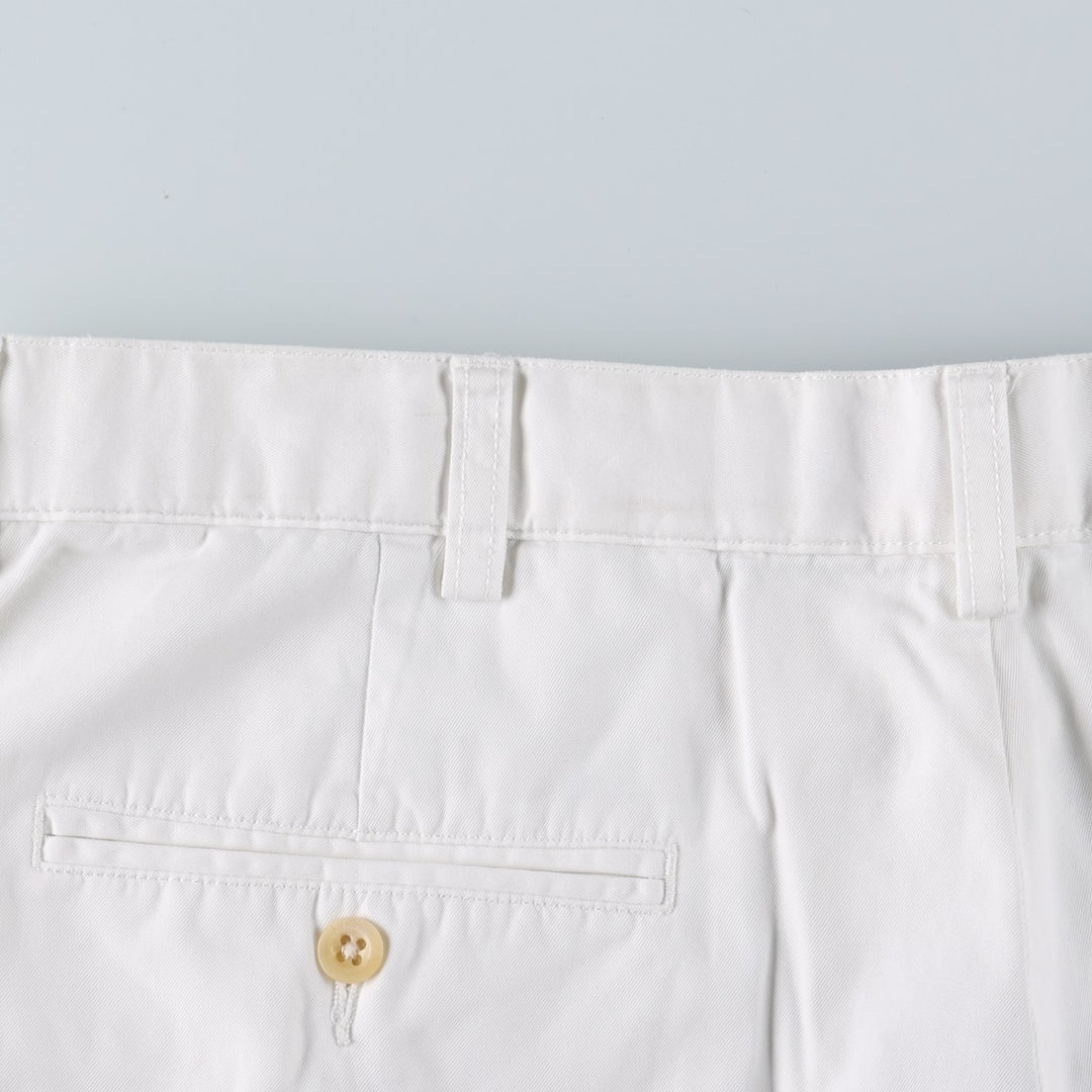 Ralph Lauren POLO by Ralph Lauren PROSPECT SHORT Chino shorts Short pants Men's w36 equivalent cotton white type Vintage Second Hand