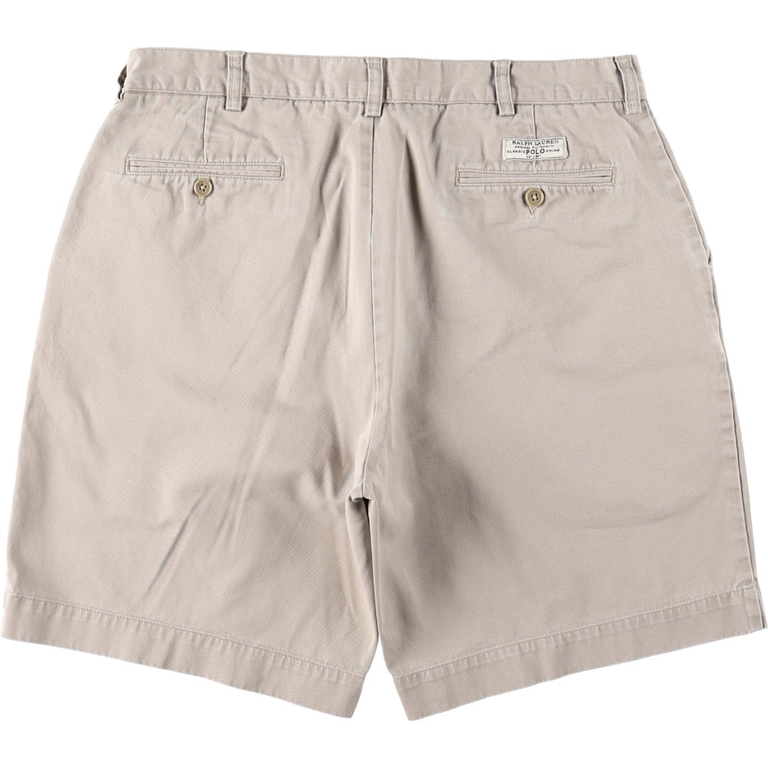 Ralph Lauren POLO by Ralph Lauren PROSPECT SHORT Chino shorts Short pants Men's w36 equivalent cotton Beige type Vintage Second Hand