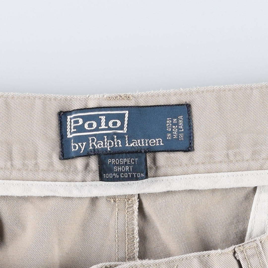 Ralph Lauren POLO by Ralph Lauren PROSPECT SHORT Chino shorts Short pants Men's w36 equivalent cotton Beige type Vintage Second Hand