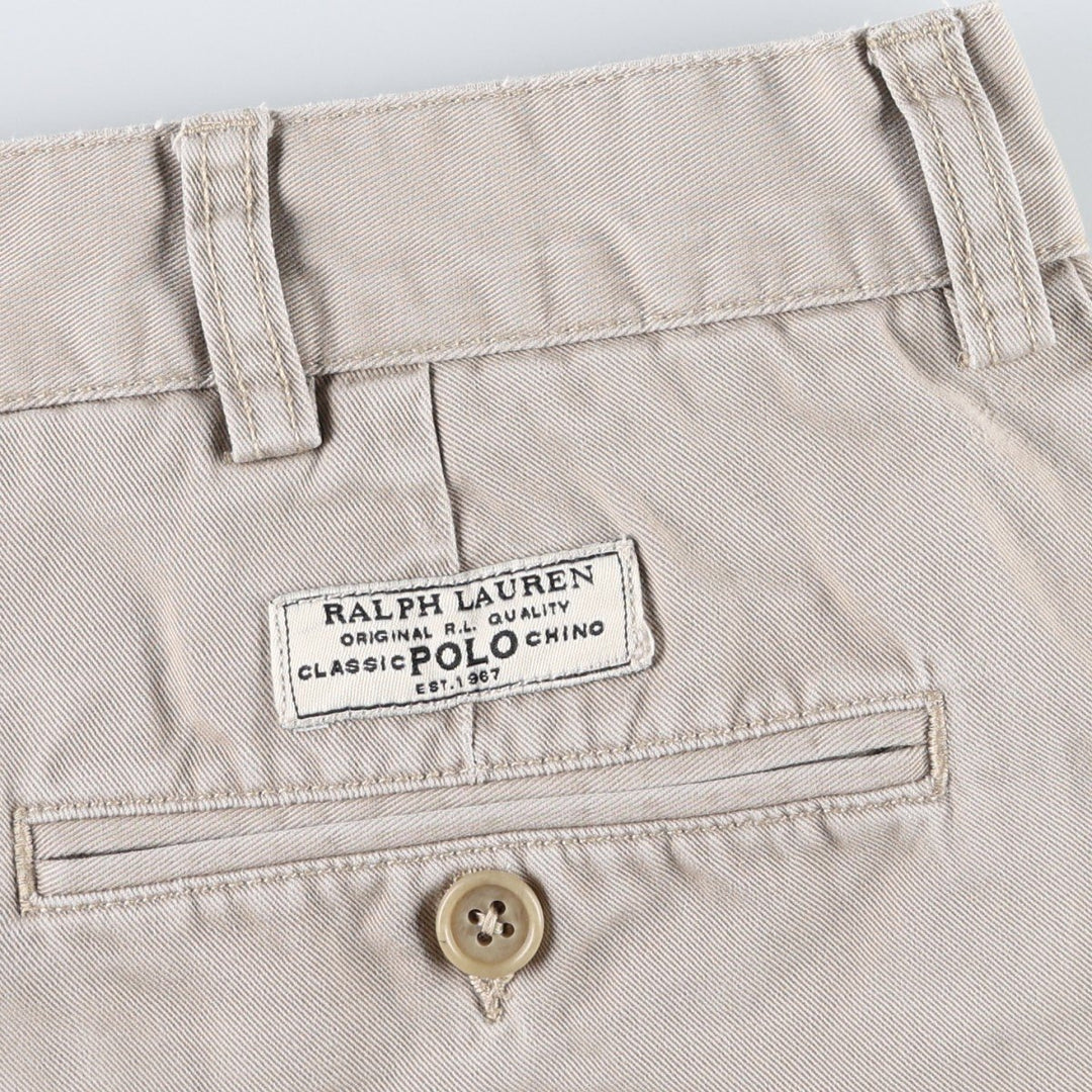 Ralph Lauren POLO by Ralph Lauren PROSPECT SHORT Chino shorts Short pants Men's w36 equivalent cotton Beige type Vintage Second Hand