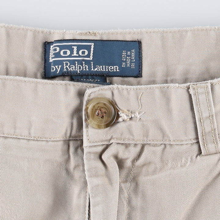 Ralph Lauren POLO by Ralph Lauren PROSPECT SHORT Chino shorts Short pants Men's w36 equivalent cotton Beige type Vintage Second Hand