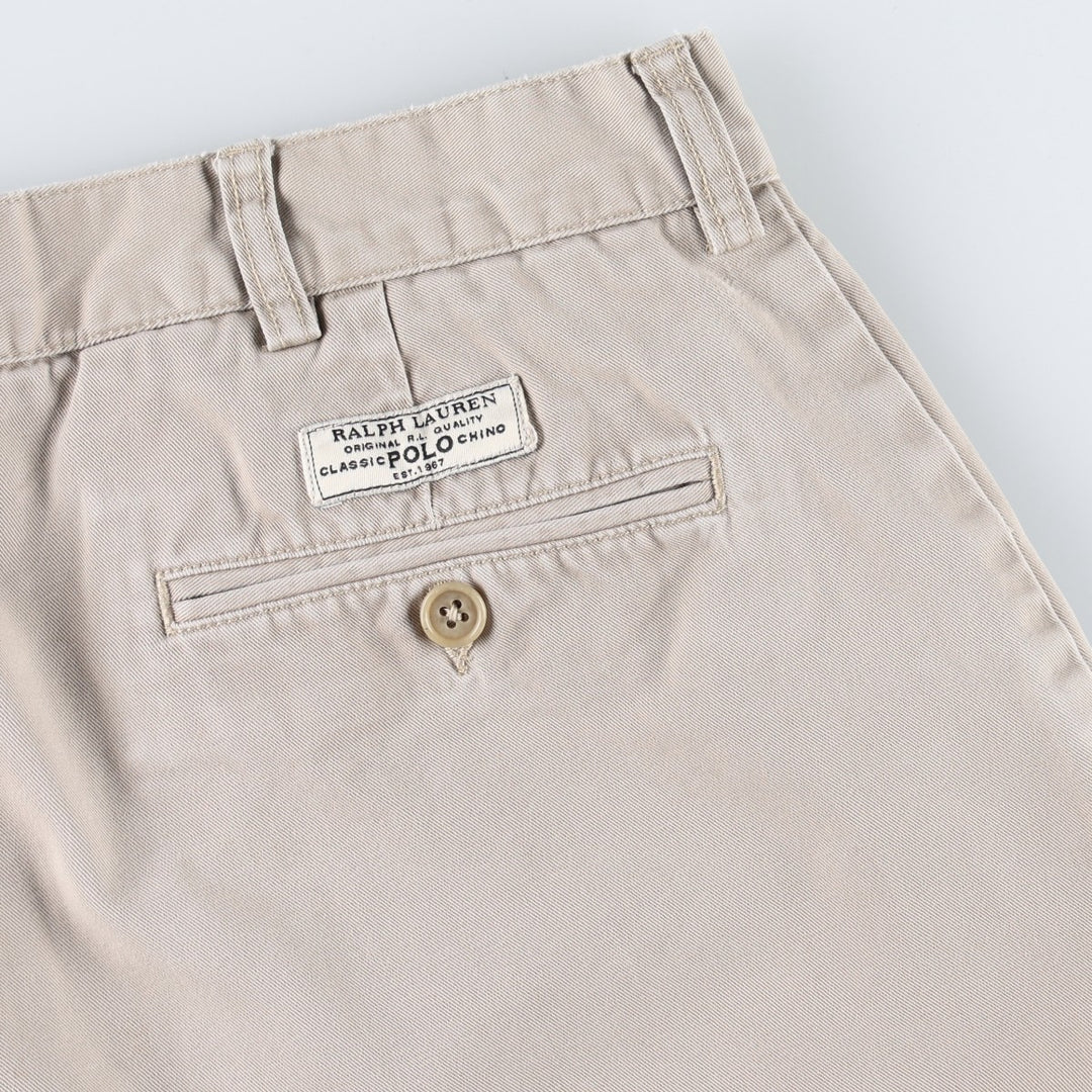 Ralph Lauren POLO by Ralph Lauren PROSPECT SHORT Chino shorts Short pants Men's w36 equivalent cotton Beige type Vintage Second Hand