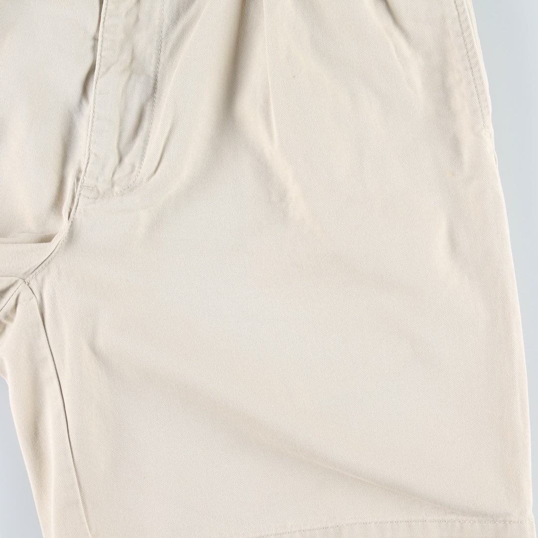 Ralph Lauren Polo Ralph Lauren TYLER SHORT Two-Pleat Chino Shorts Men's W32 (approx.) cotton Beige type Vintage Second Hand