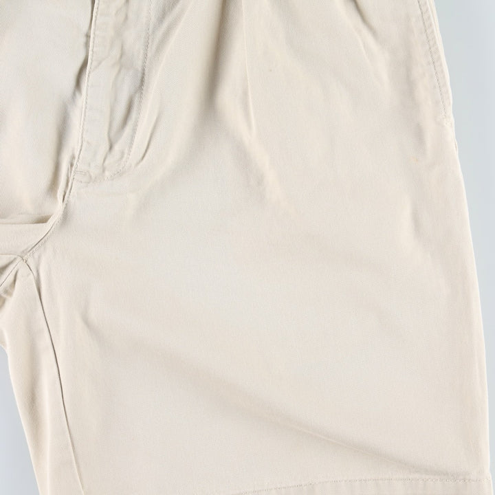 Ralph Lauren Polo Ralph Lauren TYLER SHORT Two-Pleat Chino Shorts Men's W32 (approx.) cotton Beige type Vintage Second Hand