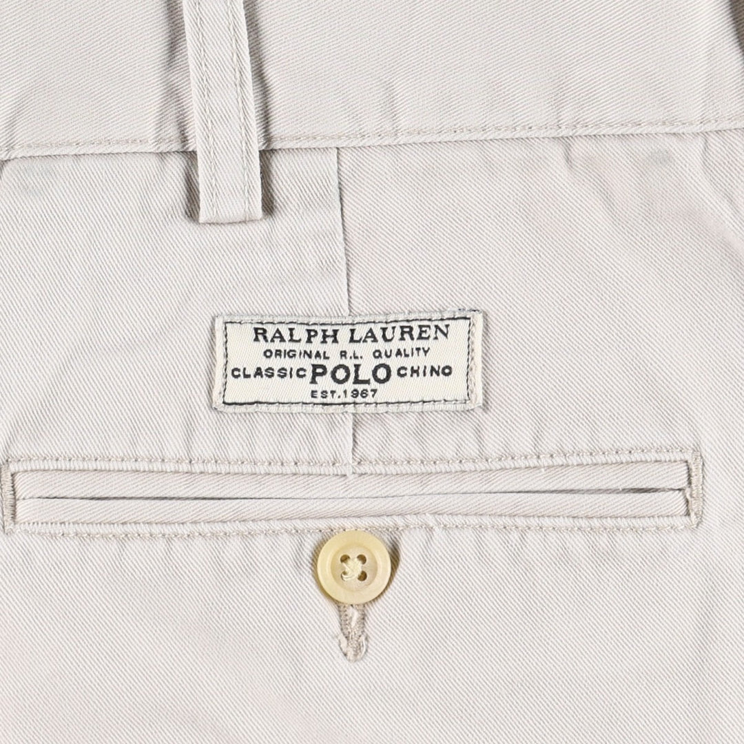 Ralph Lauren POLO by Ralph Lauren PROSPECT SHORT Chino shorts Short pants Men's w35 equivalent cotton Beige type Vintage Second Hand