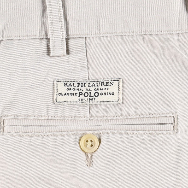 Ralph Lauren POLO by Ralph Lauren PROSPECT SHORT Chino shorts Short pants Men's w35 equivalent cotton Beige type Vintage Second Hand