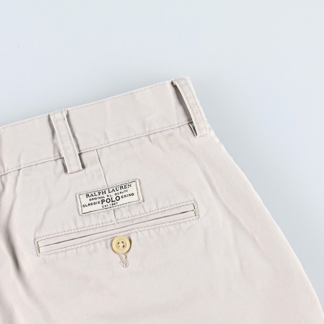 Ralph Lauren POLO by Ralph Lauren PROSPECT SHORT Chino shorts Short pants Men's w35 equivalent cotton Beige type Vintage Second Hand