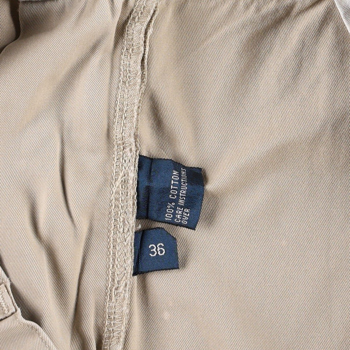 Ralph Lauren Polo Ralph Lauren TYLER SHORT Two-Pleat Chino Shorts Men's W36 (approx.) cotton Beige type Vintage Second Hand