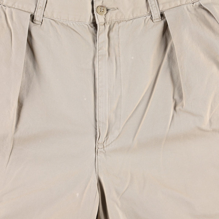 Ralph Lauren Polo Ralph Lauren TYLER SHORT Two-Pleat Chino Shorts Men's W36 (approx.) cotton Beige type Vintage Second Hand