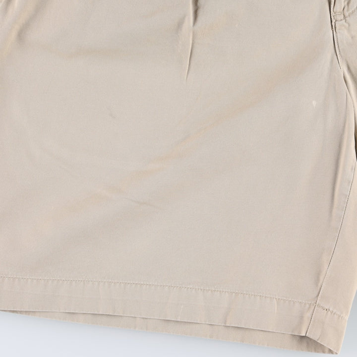 Ralph Lauren Polo Ralph Lauren TYLER SHORT Two-Pleat Chino Shorts Men's W36 (approx.) cotton Beige type Vintage Second Hand