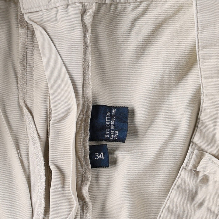 Ralph Lauren POLO by Ralph Lauren ANDREW SHORT Two-pleat chino shorts, short pants, men's size W32 cotton Beige type Vintage Second Hand