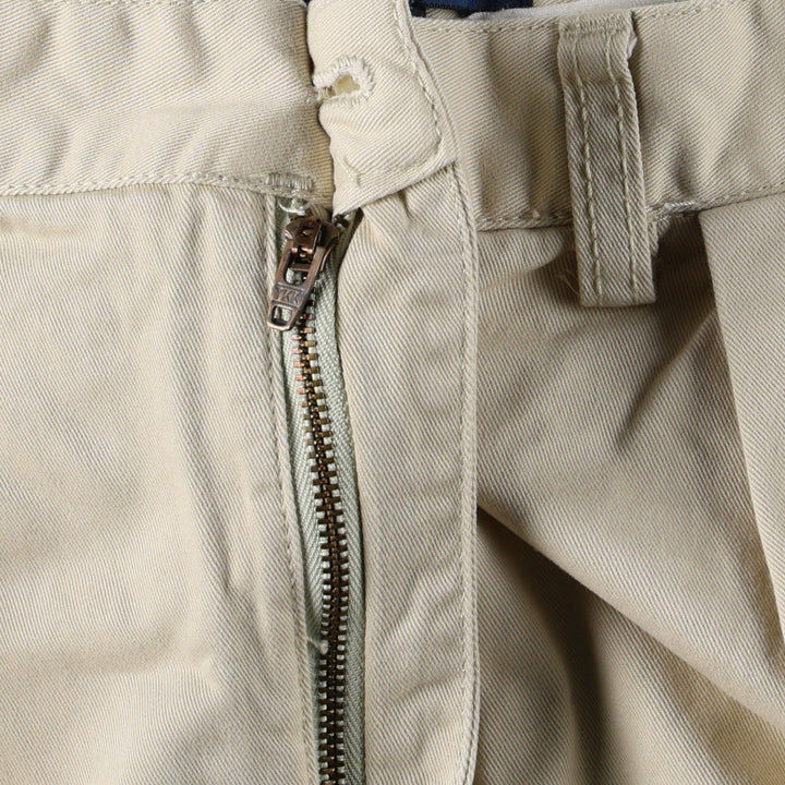Ralph Lauren Polo Ralph Lauren TYLER SHORT Two-Pleat Chino Shorts Men's W36 (approx.) cotton Beige type Vintage Second Hand