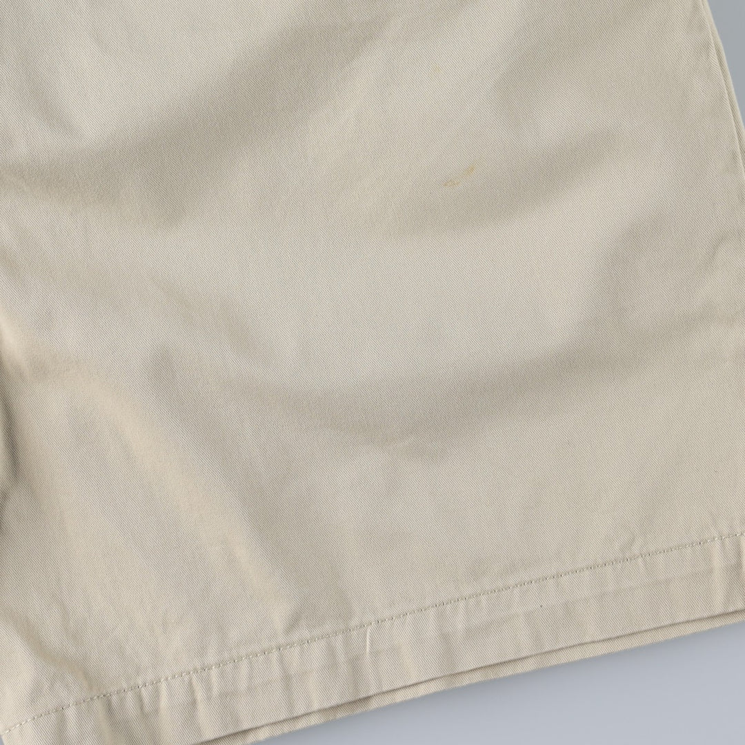 Ralph Lauren Polo Ralph Lauren TYLER SHORT Two-Pleat Chino Shorts Men's W36 (approx.) cotton Beige type Vintage Second Hand