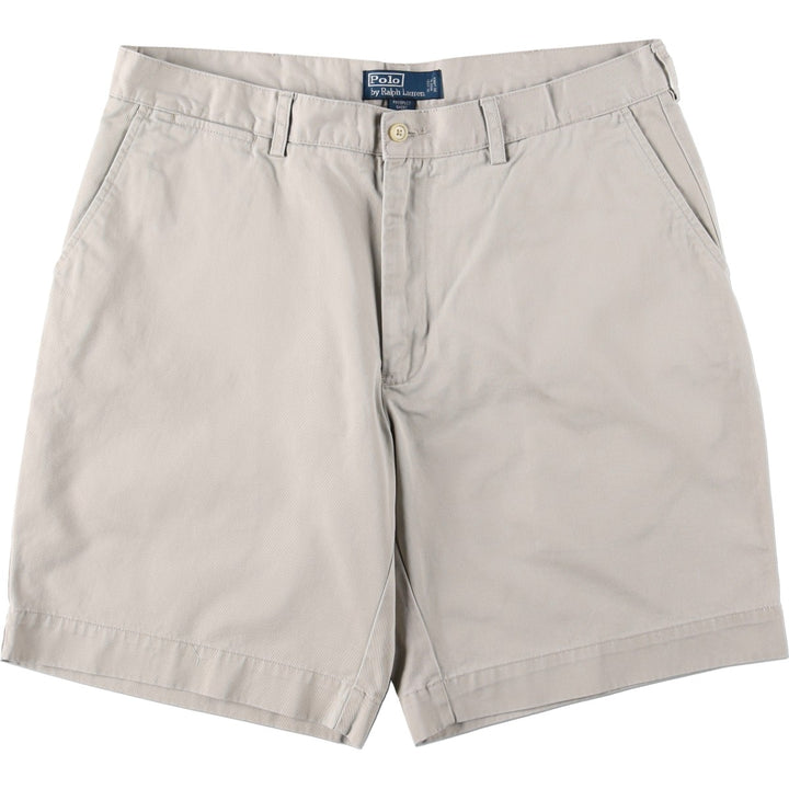 Ralph Lauren POLO by Ralph Lauren PROSPECT SHORT chino shorts, men's size W37 cotton Beige type Vintage Second Hand