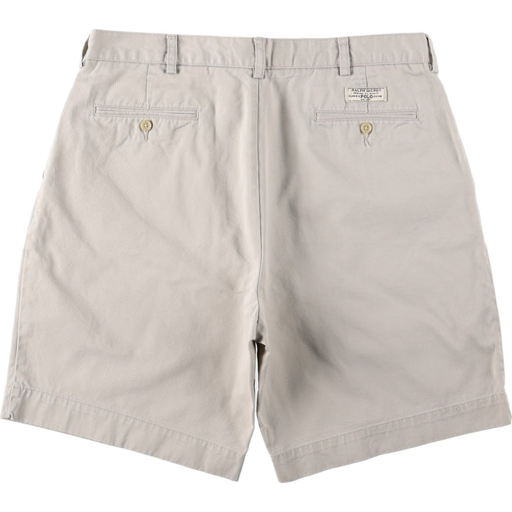 Ralph Lauren POLO by Ralph Lauren PROSPECT SHORT chino shorts, men's size W37 cotton Beige type Vintage Second Hand