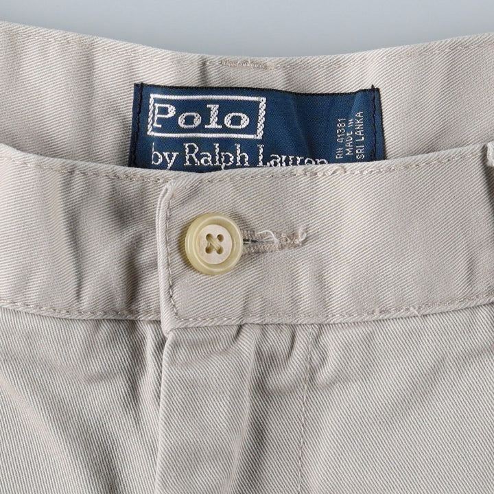 Ralph Lauren POLO by Ralph Lauren PROSPECT SHORT chino shorts, men's size W37 cotton Beige type Vintage Second Hand