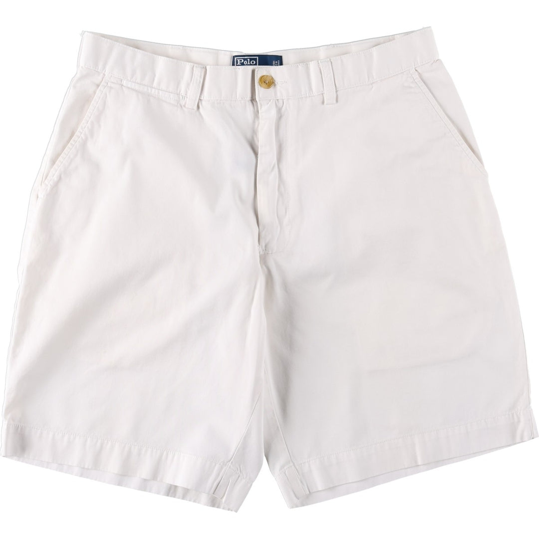 Ralph Lauren POLO by Ralph Lauren PHILIP SHORT Chino shorts Short pants Men's W34 equivalent cotton white type Vintage Second Hand