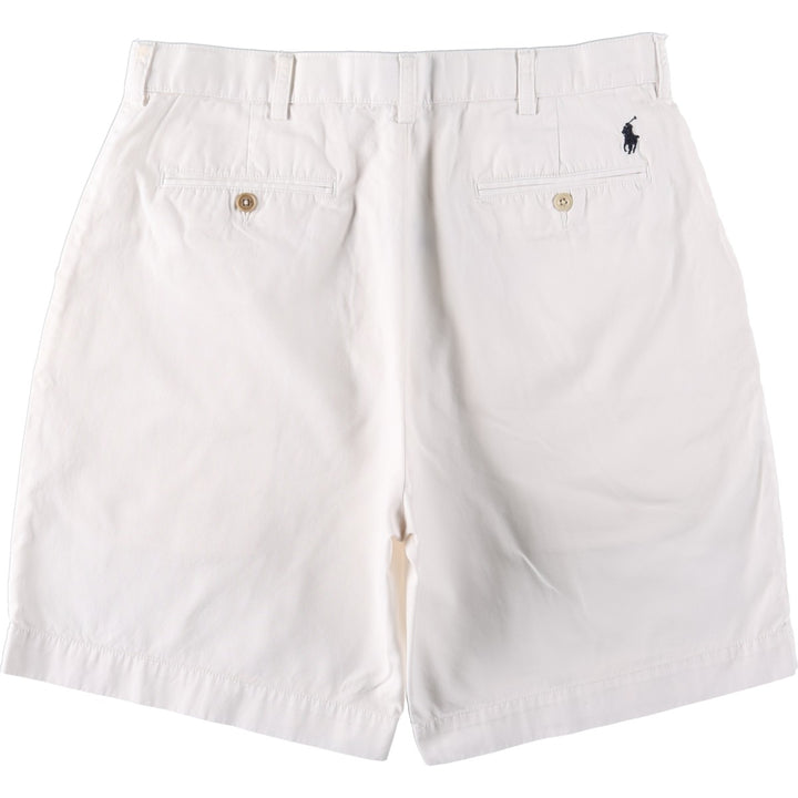 Ralph Lauren POLO by Ralph Lauren PHILIP SHORT Chino shorts Short pants Men's W34 equivalent cotton white type Vintage Second Hand