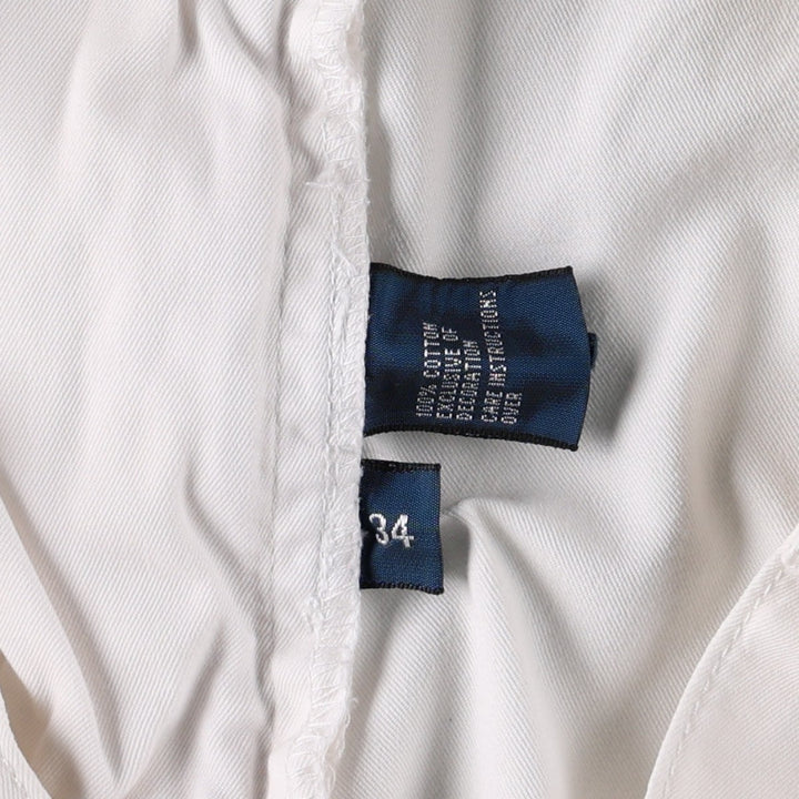 Ralph Lauren POLO by Ralph Lauren PHILIP SHORT Chino shorts Short pants Men's W34 equivalent cotton white type Vintage Second Hand