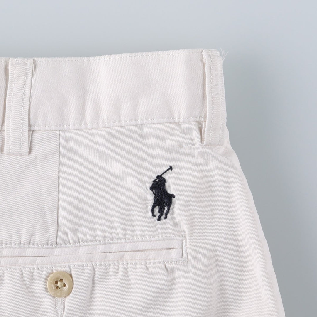 Ralph Lauren POLO by Ralph Lauren PHILIP SHORT Chino shorts Short pants Men's W34 equivalent cotton white type Vintage Second Hand