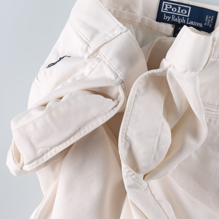 Ralph Lauren POLO by Ralph Lauren PHILIP SHORT Chino shorts Short pants Men's W34 equivalent cotton white type Vintage Second Hand