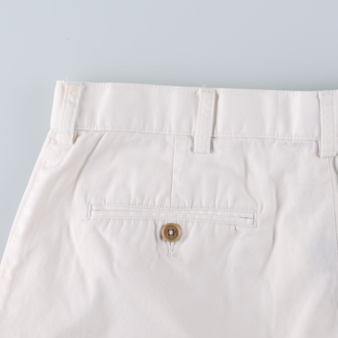 Ralph Lauren POLO by Ralph Lauren PHILIP SHORT Chino shorts Short pants Men's W34 equivalent cotton white type Vintage Second Hand