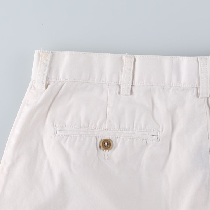 Ralph Lauren POLO by Ralph Lauren PHILIP SHORT Chino shorts Short pants Men's W34 equivalent cotton white type Vintage Second Hand