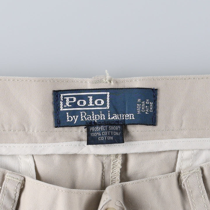 Ralph Lauren POLO by Ralph Lauren PROSPECT SHORT Chino shorts Short pants Men's W34 equivalent cotton Beige type Vintage Second Hand