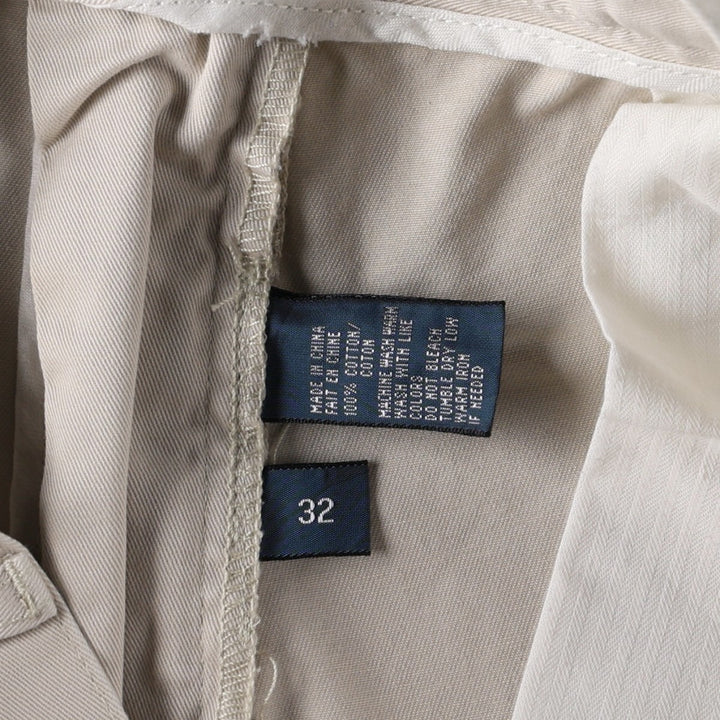 Ralph Lauren POLO by Ralph Lauren PROSPECT SHORT Chino shorts Short pants Men's W34 equivalent cotton Beige type Vintage Second Hand