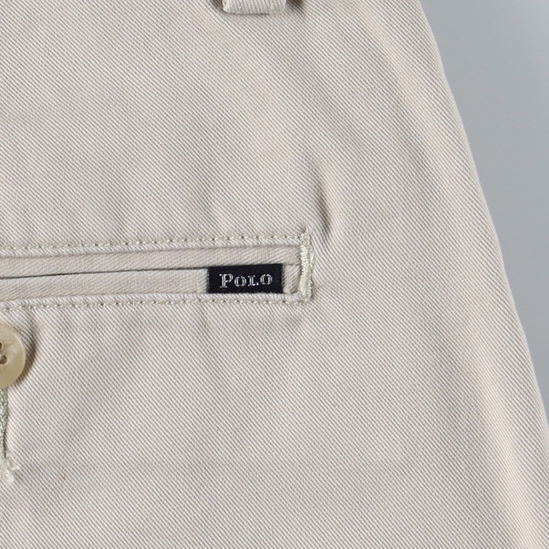 Ralph Lauren POLO by Ralph Lauren PROSPECT SHORT Chino shorts Short pants Men's W34 equivalent cotton Beige type Vintage Second Hand