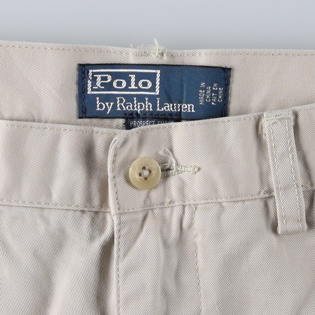 Ralph Lauren POLO by Ralph Lauren PROSPECT SHORT Chino shorts Short pants Men's W34 equivalent cotton Beige type Vintage Second Hand
