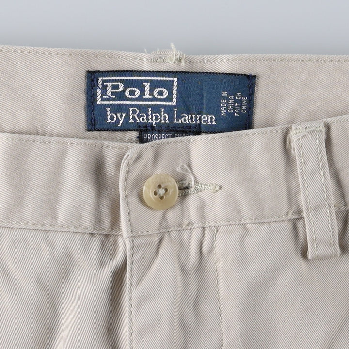 Ralph Lauren POLO by Ralph Lauren PROSPECT SHORT Chino shorts Short pants Men's W34 equivalent cotton Beige type Vintage Second Hand