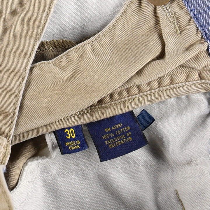 Ralph Lauren POLO RALPH LAUREN RELAXED FIT Chino Shorts, Men's Size W31 (approx.) cotton Beige type Vintage Second Hand