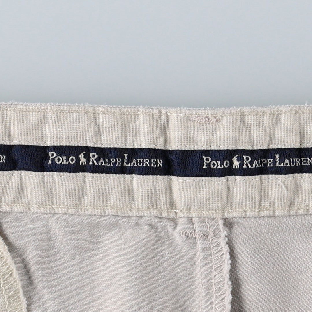 Ralph Lauren Polo Ralph Lauren TYLER SHORT Two-Pleat Chino Shorts Men's W34 (approx.) unclear Beige type Vintage Second Hand