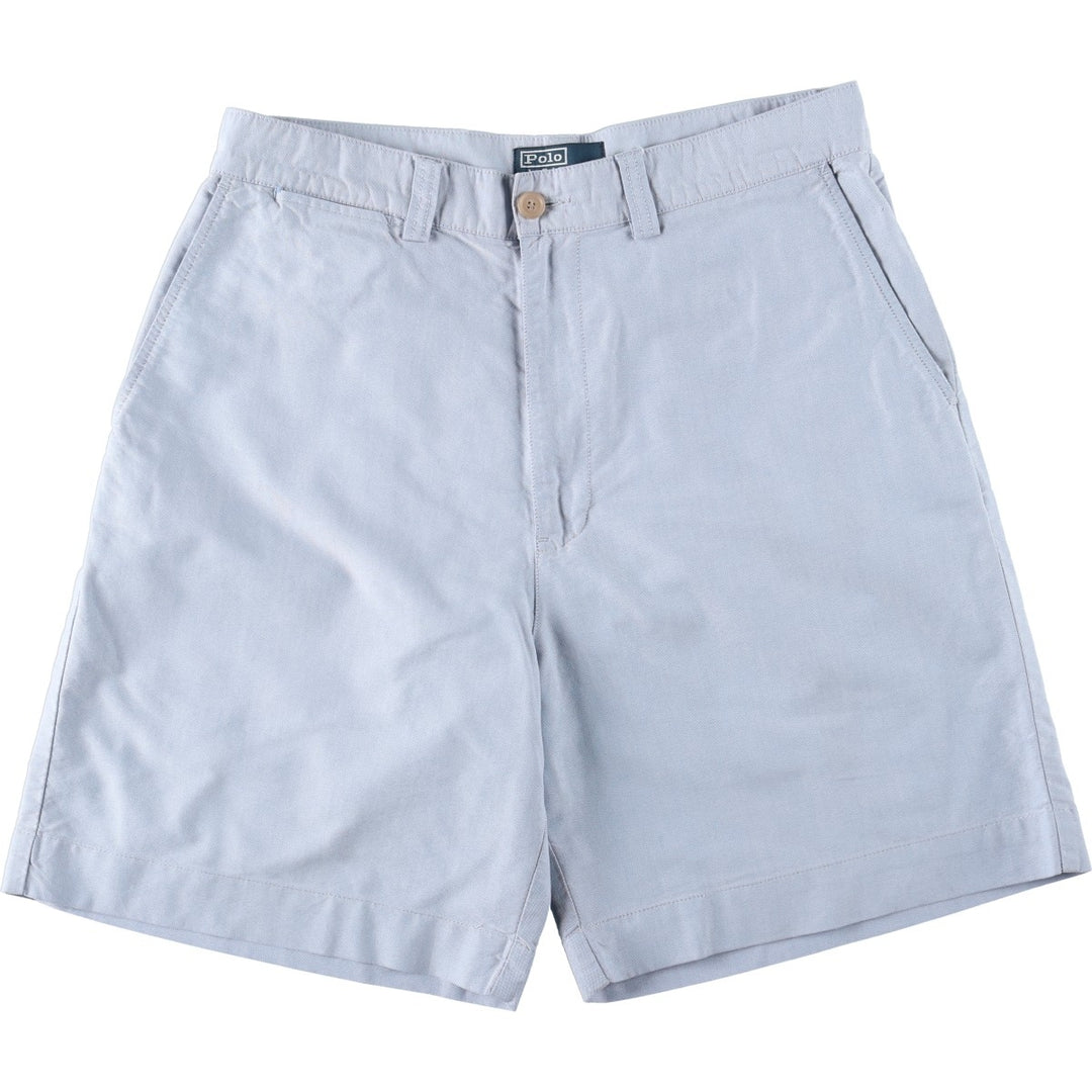 Ralph Lauren POLO by Ralph Lauren PHILIP SHORT Chino Shorts, Men's Size W33 cotton Blue type light blue Vintage Second Hand