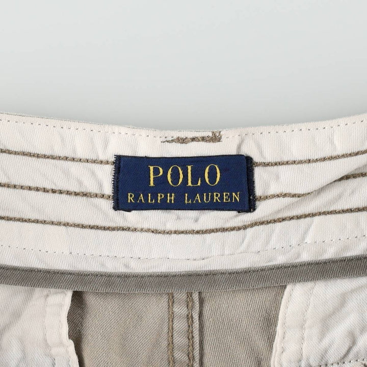 Ralph Lauren POLO RALPH LAUREN cargo shorts, half pants, men's size w33 cotton Beige type Vintage Second Hand