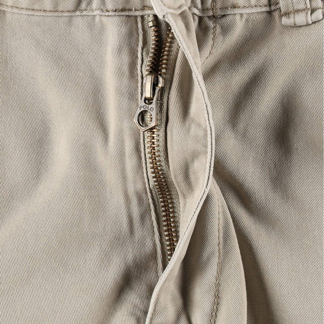 Ralph Lauren POLO RALPH LAUREN cargo shorts, half pants, men's size w33 cotton Beige type Vintage Second Hand