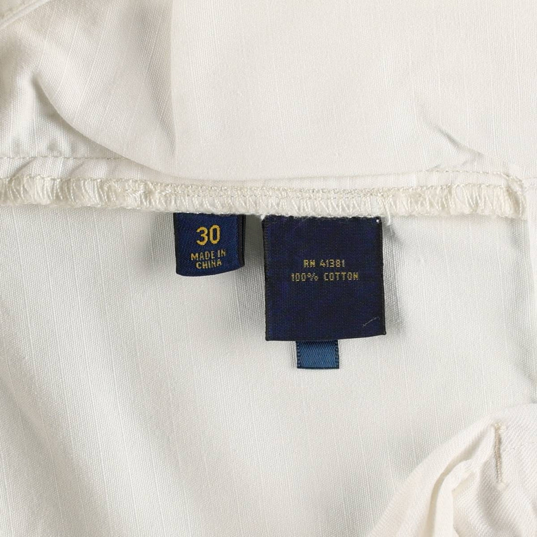 Ralph Lauren POLO RALPH LAUREN CLASSIC FIT Ripstop Cargo Shorts (Men's W31 equivalent) cotton white type Vintage Second Hand
