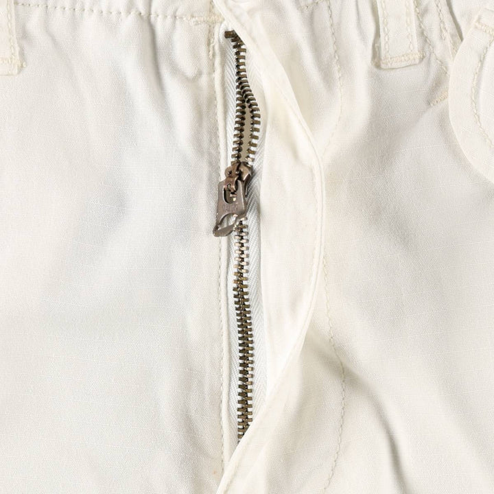Ralph Lauren POLO RALPH LAUREN CLASSIC FIT Ripstop Cargo Shorts (Men's W31 equivalent) cotton white type Vintage Second Hand