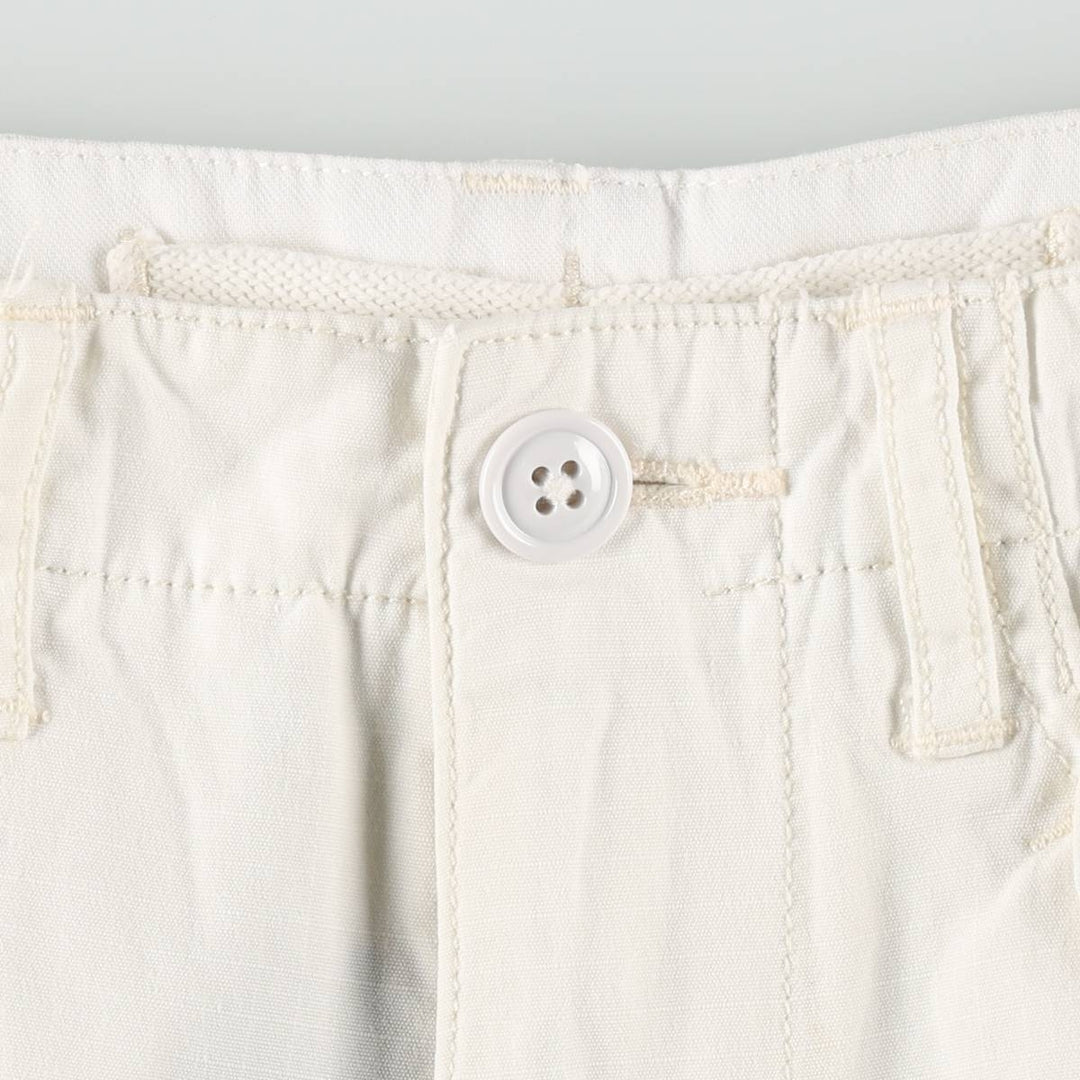 Ralph Lauren POLO RALPH LAUREN CLASSIC FIT Ripstop Cargo Shorts (Men's W31 equivalent) cotton white type Vintage Second Hand