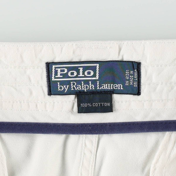 Ralph Lauren POLO by Ralph Lauren cargo shorts, short pants, men's w37 equivalent cotton white type Vintage Second Hand